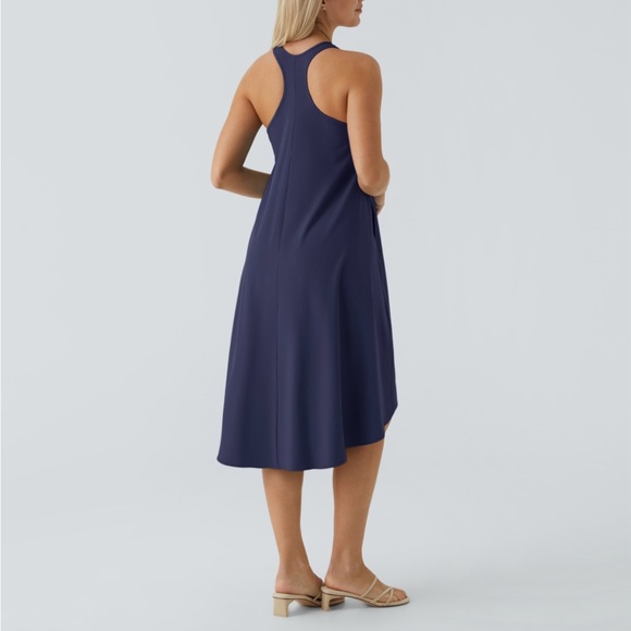 🆕 Halara Breezeful Razorback Side Pocket, High Low Quick Dry Dress, Size S - Picture 3 of 7